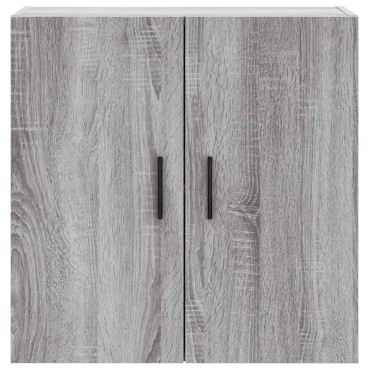 vidaXL Ντουλάπι Τοίχου Γκρι Sonoma 60x31x60cm από Επεξεργασμένο Ξύλο 1 τεμ.