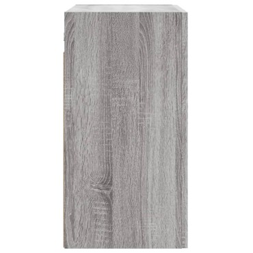 vidaXL Ντουλάπι Τοίχου Γκρι Sonoma 60x31x60cm από Επεξεργασμένο Ξύλο 1 τεμ.