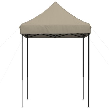 vidaXL Τέντα Εκδηλώσεων Πτυσσόμενη Pop-Up Taupe 200x200x306 εκ.
