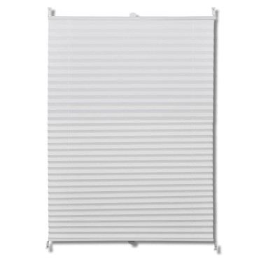 Πλισέ ρόλερ σκίασης 70x125cm Λευκό