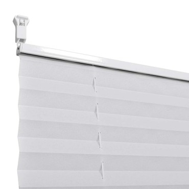 vidaXL Πλισέ ρόλερ σκίασης 70x125cm Λευκό