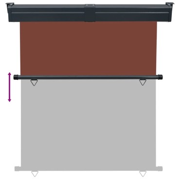 vidaXL Σκίαστρο Βεράντας Πλαϊνό Καφέ 165 x 250 εκ.