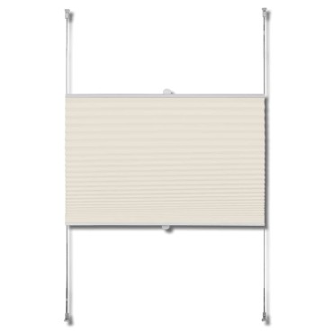 Πλισέ ρόλερ σκίασης 40x125cm Κρεμ
