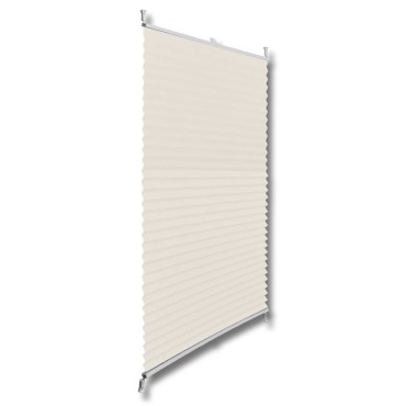 Πλισέ ρόλερ σκίασης 90x150cm Κρεμ