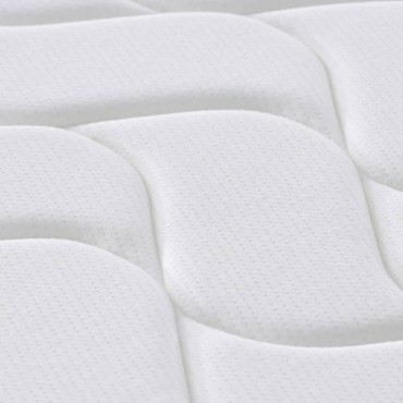 vidaXL Στρώμα με Pocket Springs Μεσαία Σκληρότητα 90x200cm Μονό 1 τεμ. - Μονό