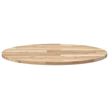vidaXL Επιφάνεια Τραπεζιού Στρογγυλή 70x2cm από Μασίφ Ξύλο Ακακίας 1 τεμ.