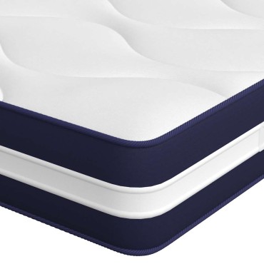 vidaXL Στρώμα με Pocket Springs Μεσαία Σκληρότητα 180x200cm 1 τεμ. - Διπλό