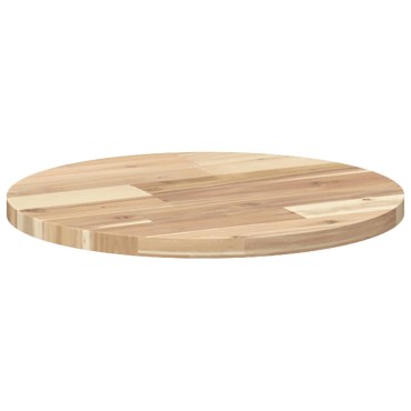 vidaXL Επιφάνεια Τραπεζιού Στρογγυλή 40x2cm από Μασίφ Ξύλο Ακακίας 1 τεμ.