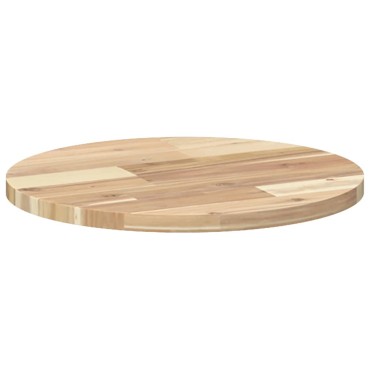 vidaXL Επιφάνεια Τραπεζιού Στρογγυλή 40x2cm από Μασίφ Ξύλο Ακακίας 1 τεμ.