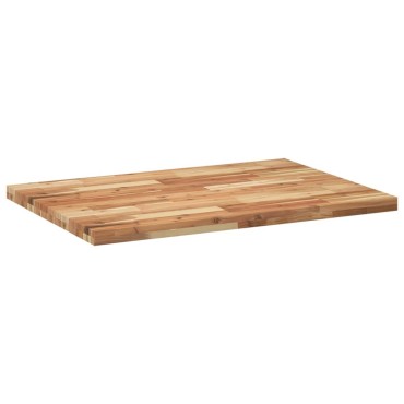 vidaXL Επιφάνεια Γραφείου Ορθογώνια 80x70x4cm Μασίφ Ξύλο Ακακίας