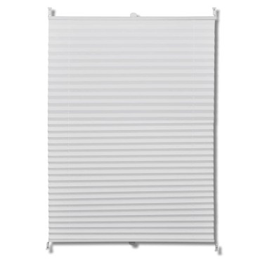 Πλισέ ρόλερ σκίασης 60x100cm Λευκό