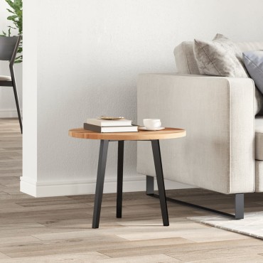 vidaXL Επιφάνεια Τραπεζιού Στρογγυλή 50x2cm από Μασίφ Ξύλο Ακακίας 1 τεμ.