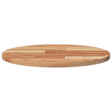 vidaXL Επιφάνεια Τραπεζιού Στρογγυλή 50x2cm από Μασίφ Ξύλο Ακακίας 1 τεμ.