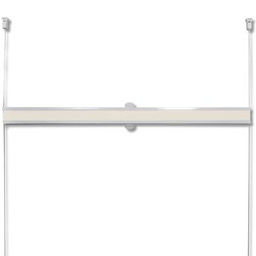 Πλισέ ρόλερ σκίασης 110x125cm Κρεμ