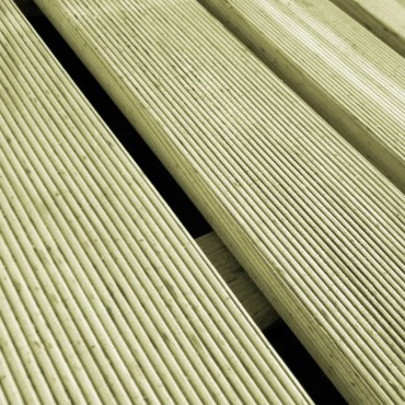 vidaXL Πλακάκια Deck 24 τεμ. Πράσινα 50 x 50 εκ. Ξύλινα