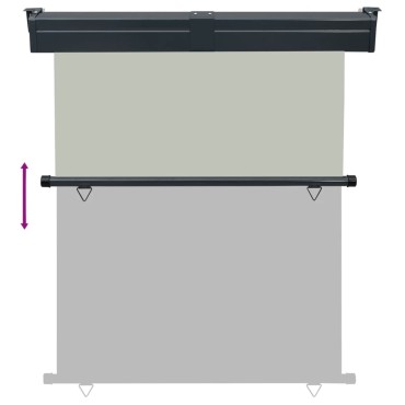 vidaXL Σκίαστρο Βεράντας Πλαϊνό Γκρι 145 x 250 εκ.