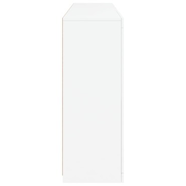 vidaXL Μπουφές με Φώτα LED Λευκός 162x37x100cm 1 τεμ.
