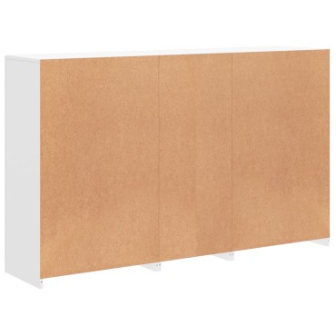 vidaXL Μπουφές με Φώτα LED Λευκός 162x37x100cm 1 τεμ.