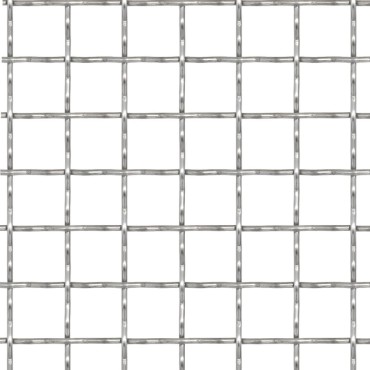 vidaXL Πλέγμα Κατσαρό Καρέ Φύλλα 50x50cm / 31x31x3 χιλ. Ανοξ. Ατσάλι