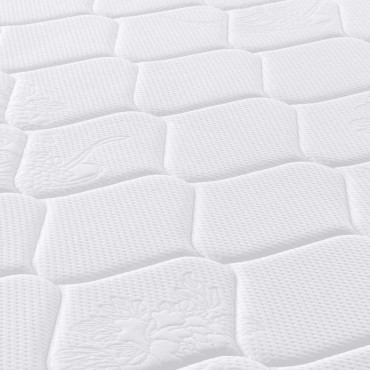 vidaXL Στρώμα με Pocket Springs Μεσαία Σκληρότητα 200x200cm 1 τεμ. - Διπλό