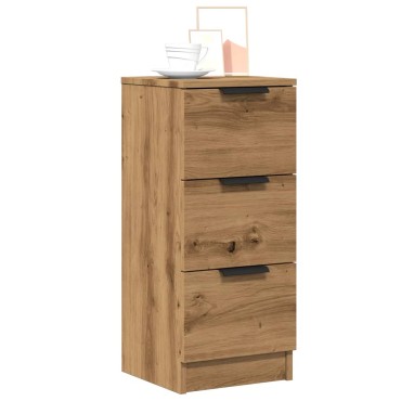 vidaXL Sideboards 2 τεμ. Artisan Oak 30x30x70cm Κατασκευασμένο ξύλο