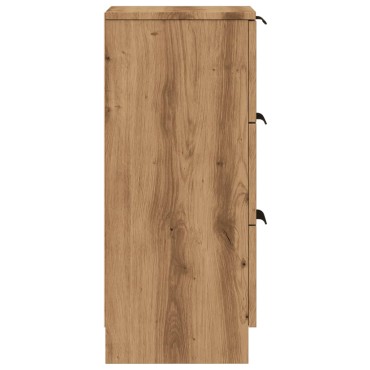 vidaXL Sideboards 2 τεμ. Artisan Oak 30x30x70cm Κατασκευασμένο ξύλο