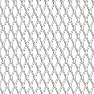 vidaXL Πλέγμα Ανεπτυγμένο 50x50cm / 20x10x2 χιλ. Ανοξείδωτο Ατσάλι