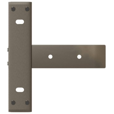 vidaXL Πόδια τραπεζιού κονσόλας σχήμα T 2 τεμ. 25x28x(72-73)cm Ατσάλι