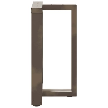 vidaXL Πόδια τραπεζαρίας σε σχήμα T 2 τεμ. 60x35x(72-73)cm Ατσάλι