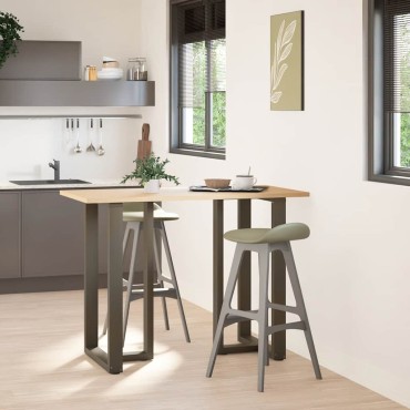 vidaXL Πόδια τραπεζιού μπαρ σχήμα T 2 τεμ. 60x35x(100-101)cm Ατσάλι