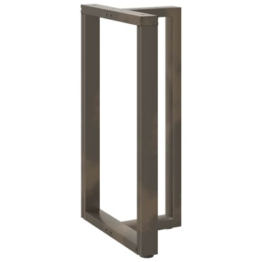 vidaXL Πόδια τραπεζιού μπαρ σχήμα T 2 τεμ. 60x35x(100-101)cm Ατσάλι