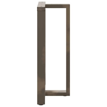 vidaXL Πόδια τραπεζιού μπαρ σχήμα T 2 τεμ. 60x35x(100-101)cm Ατσάλι