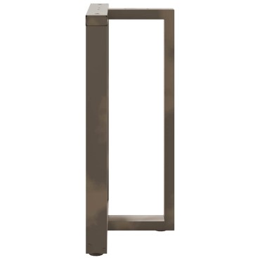 vidaXL Πόδια τραπεζιού μπαρ σε σχήμα T 2 τεμ. 60x35x(90-91)cm Ατσάλι