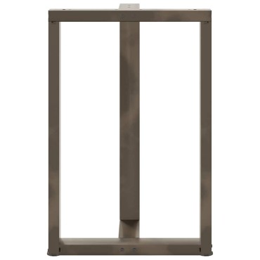 vidaXL Πόδια τραπεζιού μπαρ σε σχήμα T 2 τεμ. 60x35x(90-91)cm Ατσάλι