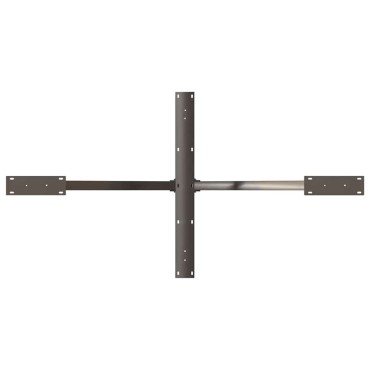 vidaXL Τραπεζαρία πόδι αράχνης σχήμα 150x78x(72-73)cm Ατσάλι
