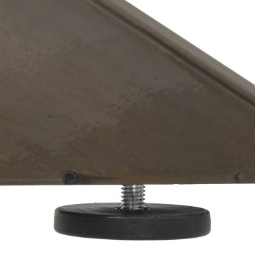 vidaXL Τραπεζαρία πόδι αράχνης σχήμα 150x78x(72-73)cm Ατσάλι