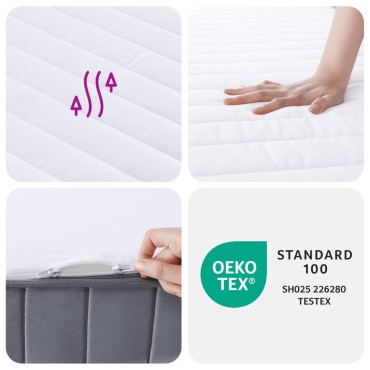 vidaXL Στρώμα Αφρού Medium Soft 80x200cm 1 τεμ. - Μονό