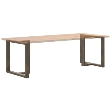 vidaXL Πόδια τραπεζαρίας σε σχήμα T 2 τεμ. 70x35x(72-73)cm Ατσάλι