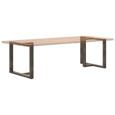 vidaXL Πόδια τραπεζαρίας σε σχήμα T 2 τεμ. 100x35x(72-73)cm Ατσάλι