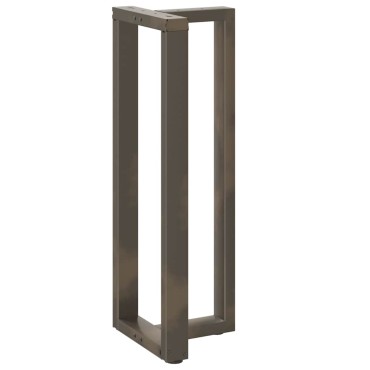 vidaXL Πόδια τραπεζιού μπαρ σχήμα T 2 τεμ. 40x35x(110-111)cm Ατσάλι