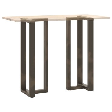 vidaXL Πόδια τραπεζιού μπαρ σχήμα T 2 τεμ. 40x35x(110-111)cm Ατσάλι