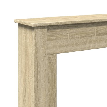 vidaXL Πλαίσιο Τζακιού Sonoma Δρυς 75x20x87,5 εκ. από Επεξ. Ξύλο
