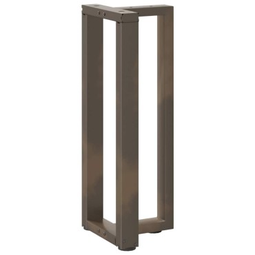 vidaXL Πόδια τραπεζιού κονσόλας σχήμα T 2 τεμ. 38x25x(72-73)cm Ατσάλι