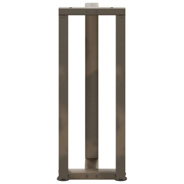 vidaXL Πόδια τραπεζιού κονσόλας σχήμα T 2 τεμ. 38x25x(72-73)cm Ατσάλι