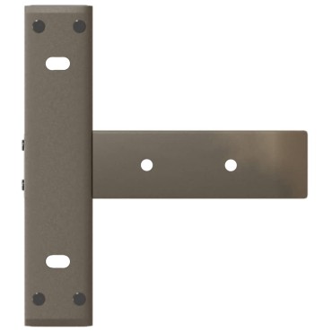 vidaXL Πόδια τραπεζιού κονσόλας σχήμα T 2 τεμ. 38x25x(72-73)cm Ατσάλι