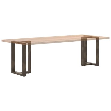vidaXL Πόδια τραπεζαρίας σε σχήμα T 2 τεμ. 50x35x(72-73)cm Ατσάλι