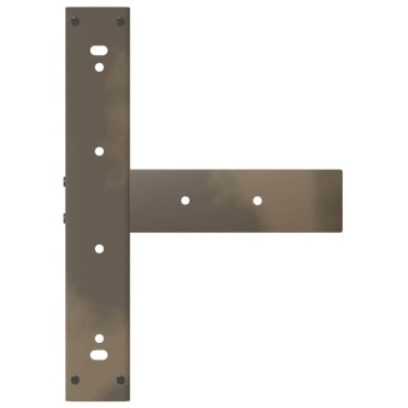 vidaXL Πόδια τραπεζιού μπαρ σε σχήμα T 2 τεμ. 50x35x(90-91)cm Ατσάλι