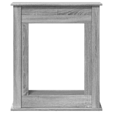 vidaXL Πλαίσιο Τζακιού Γκρι Sonoma 75x20x87,5 εκ. από Επεξ. Ξύλο
