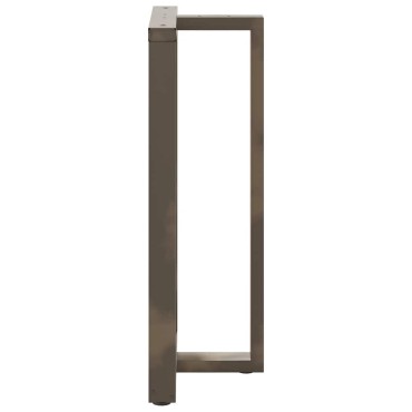 vidaXL Πόδια τραπεζιού μπαρ σχήμα T 2 τεμ. 60x35x(110-111)cm Ατσάλι