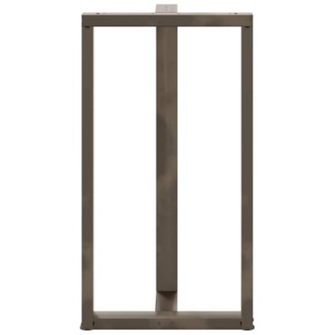 vidaXL Πόδια τραπεζιού μπαρ σχήμα T 2 τεμ. 60x35x(110-111)cm Ατσάλι